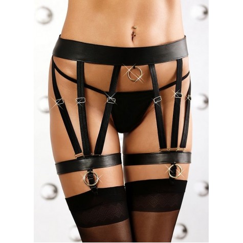 Оригинальный пояс для чулок из лент Taste It garter belt