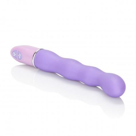 Силиконовый фиолетовый вибратор Lia Magic Wand - 21 см.